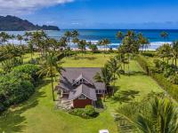 Hanalei vacation rental: The Red House in Hanalei - 5BR Beachfront Home