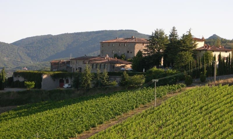 Aerial view of property