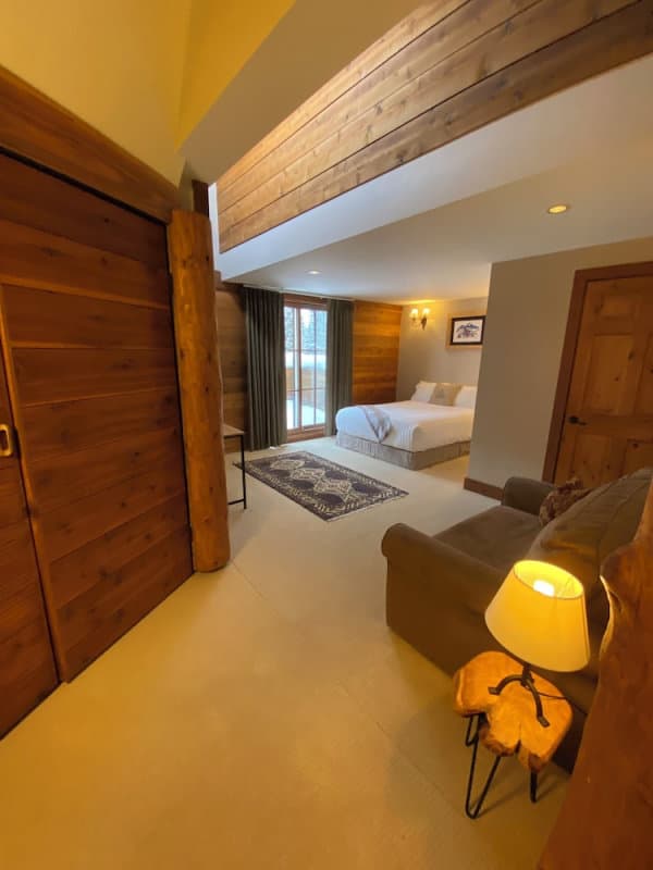 Night scene with hammock