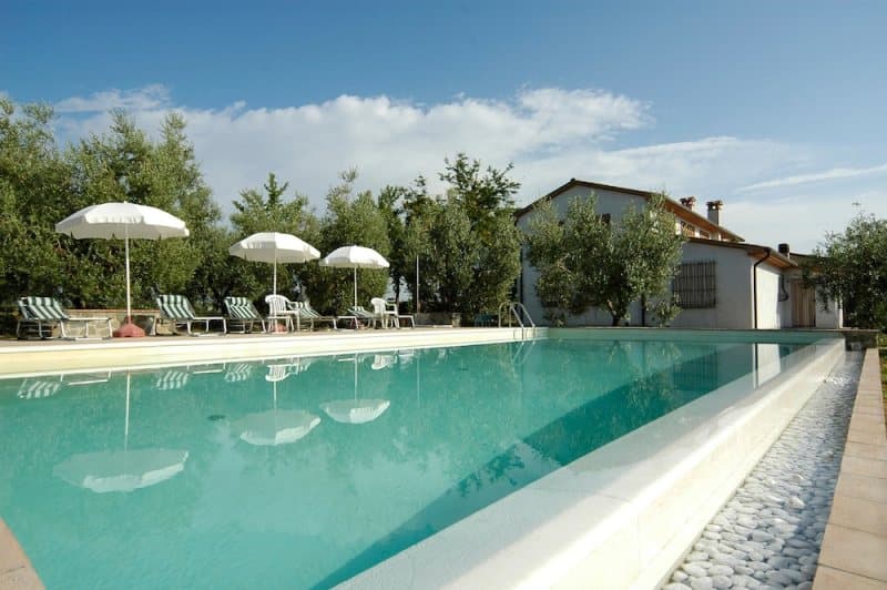Night scene with hammock