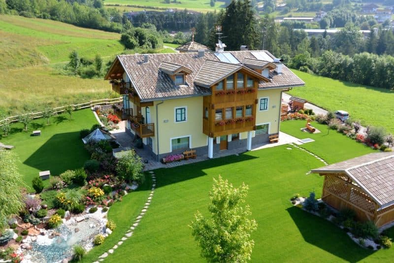 Aerial view of property