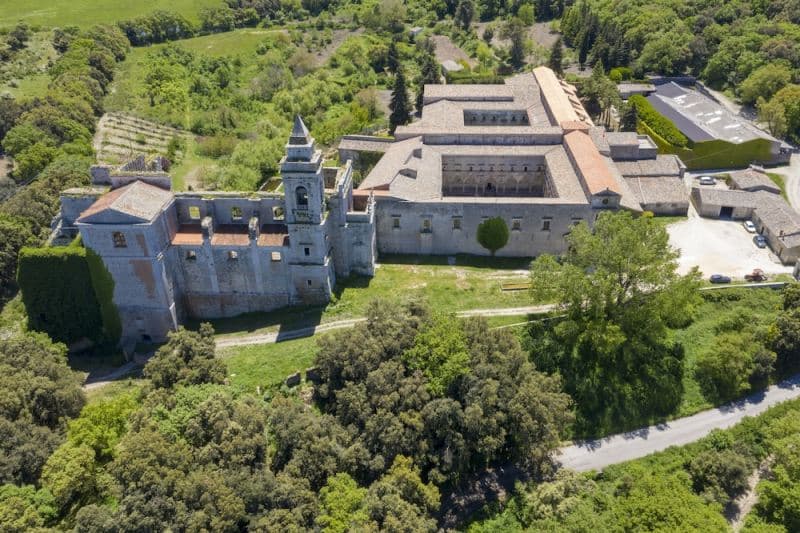 Aerial view of property