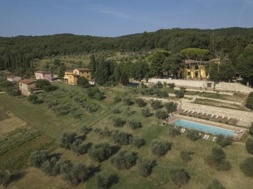 Aerial view of property