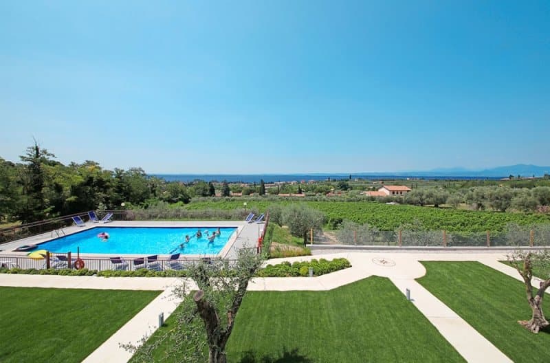 Aerial view of property