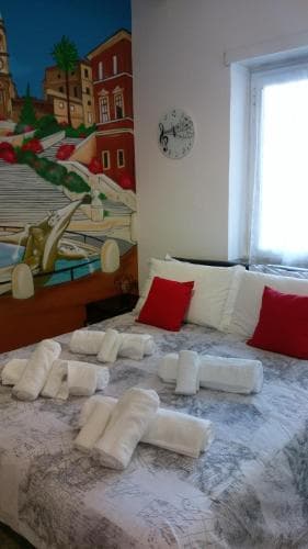Night scene with hammock