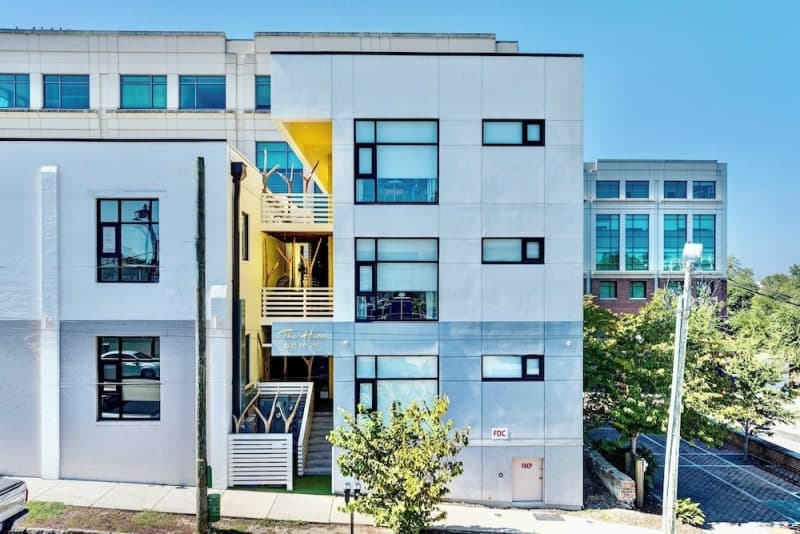 Night scene with hammock