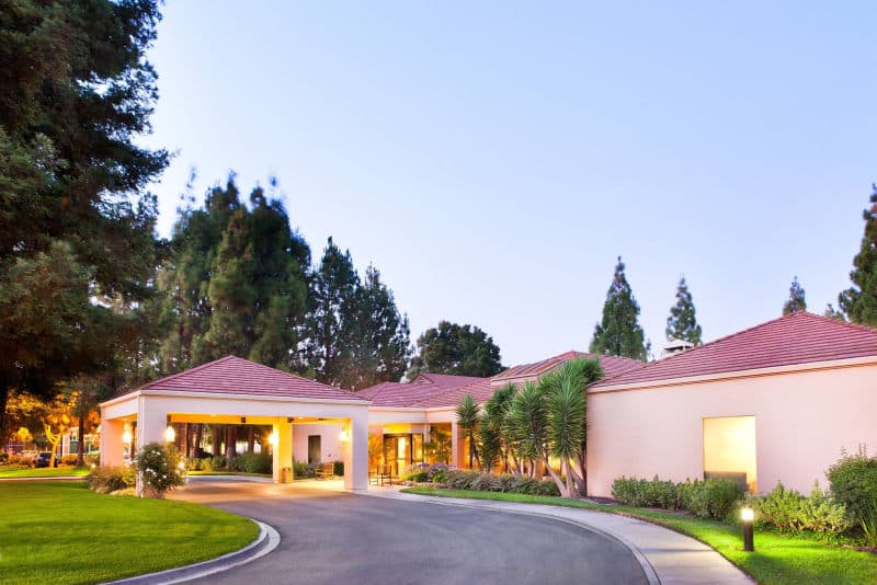 Aerial view of property
