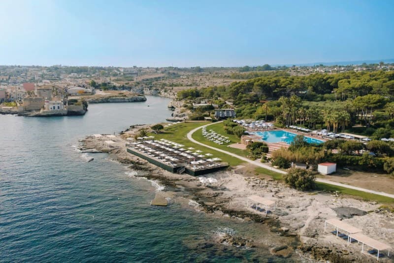 Aerial view of property