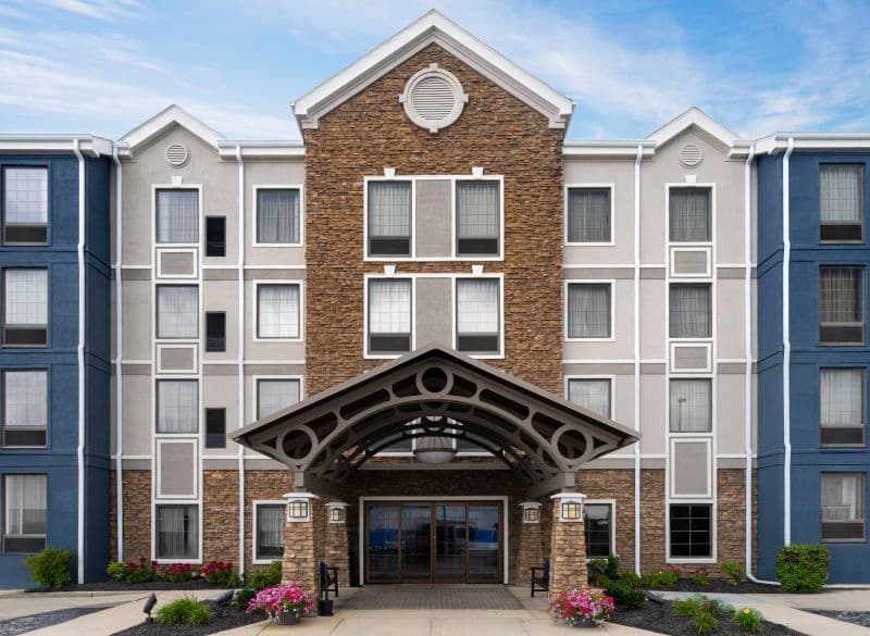 Night scene with hammock