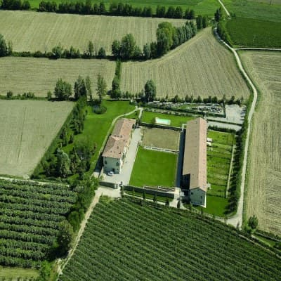 Aerial view of property