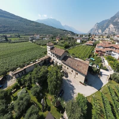 Aerial view of property
