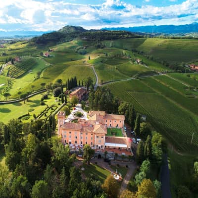 Aerial view of property