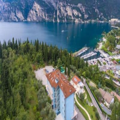 Aerial view of property