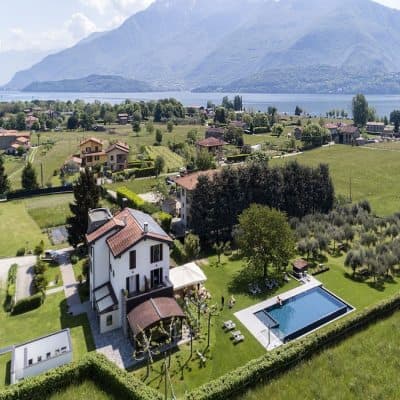 Aerial view of property