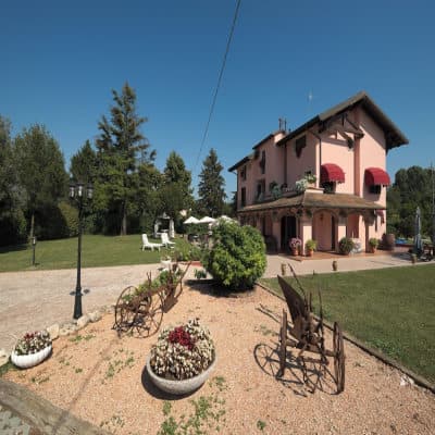 Aerial view of property