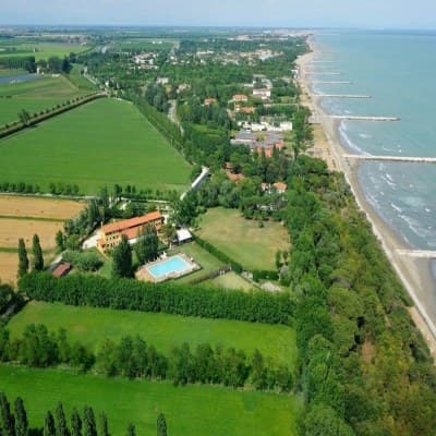 Aerial view of property