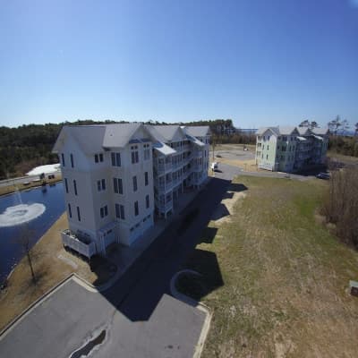 Aerial view of property