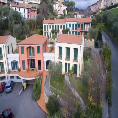 Aerial view of property