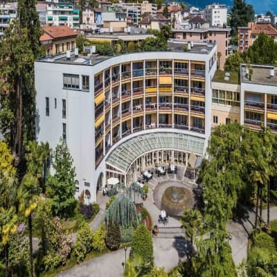 Aerial view of property