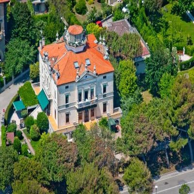 Aerial view of property