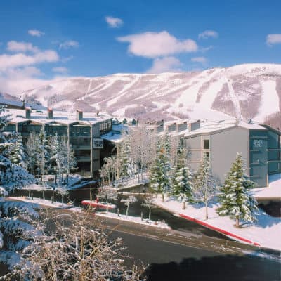 Aerial view of property