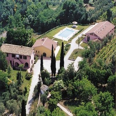 Aerial view of property