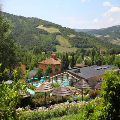 Aerial view of property