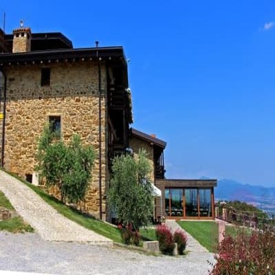 Aerial view of property