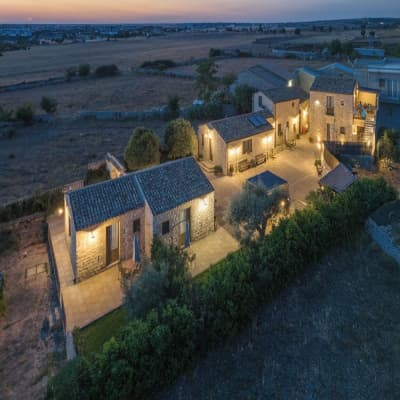 Aerial view of property