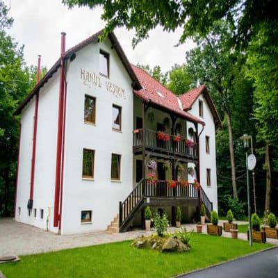 Aerial view of property