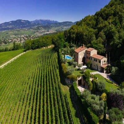 Aerial view of property