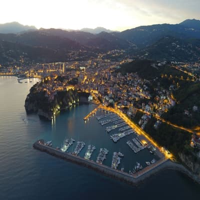 Aerial view of property