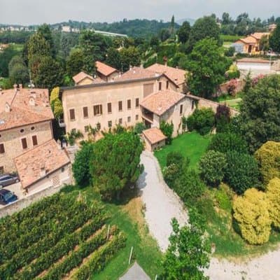 Aerial view of property