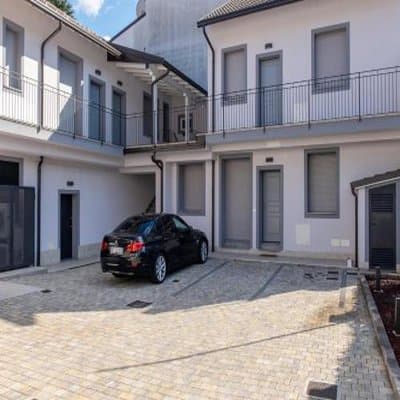 Night scene with hammock