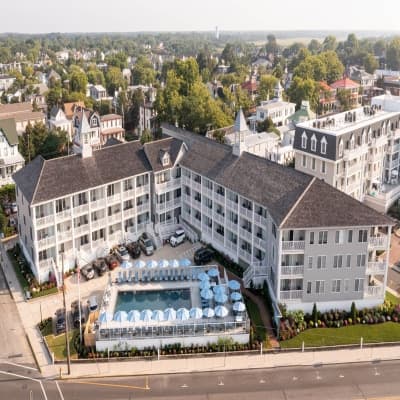 Aerial view of property
