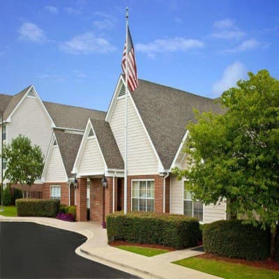 Aerial view of property