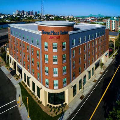 Aerial view of property