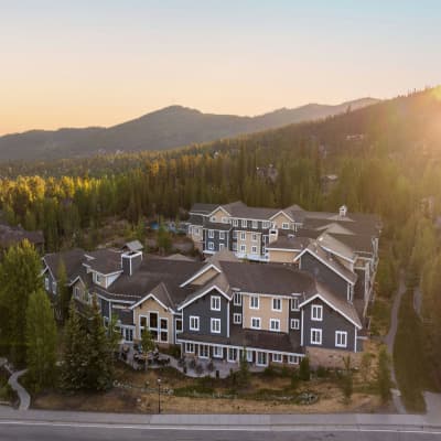 Aerial view of property