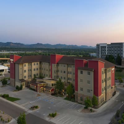 Aerial view of property