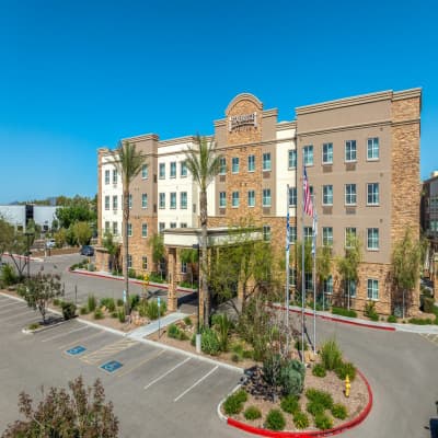 Aerial view of property