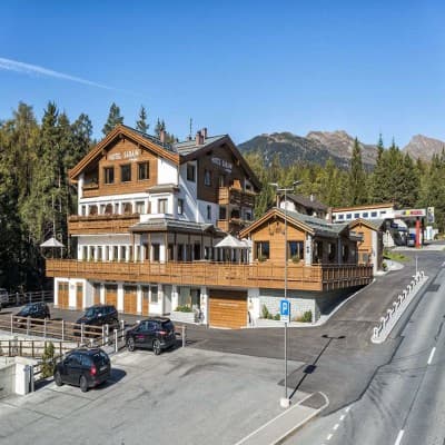 Aerial view of property