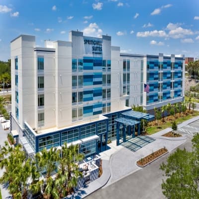 Aerial view of property