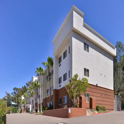 Aerial view of property