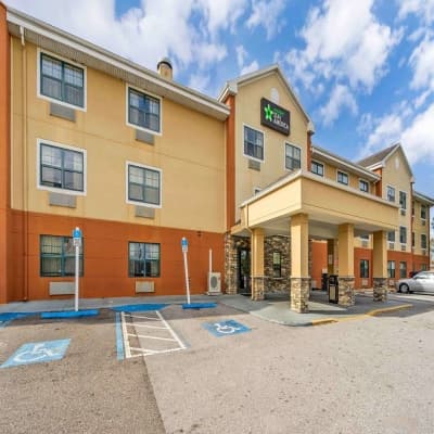 Aerial view of property