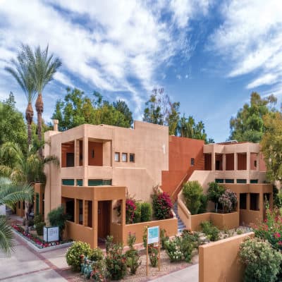 Aerial view of property