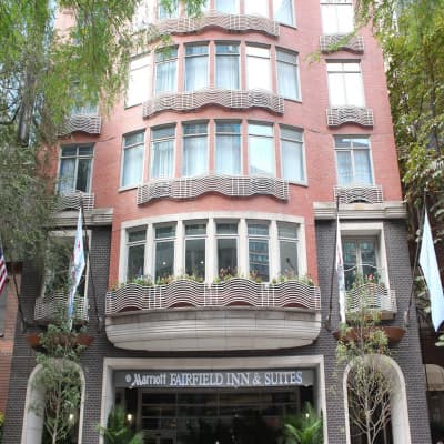Aerial view of property