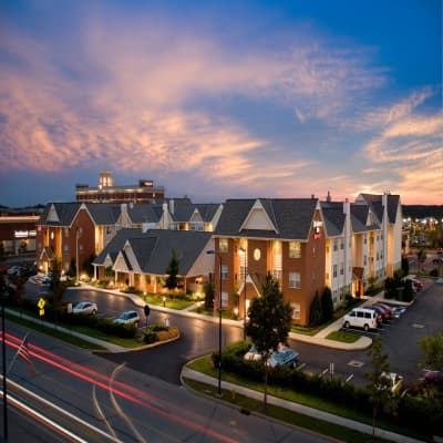 Aerial view of property