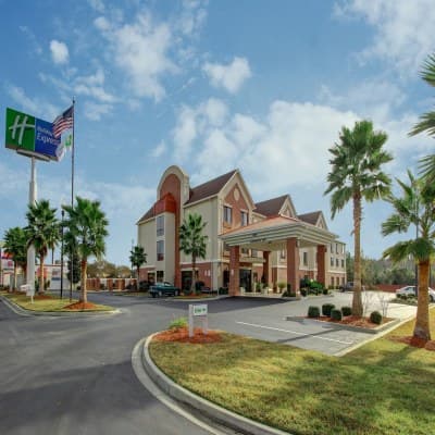 Aerial view of property