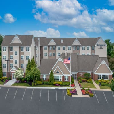 Aerial view of property