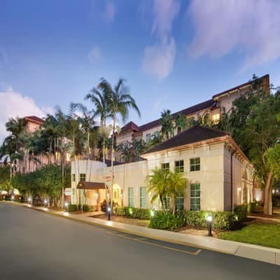 Aerial view of property
